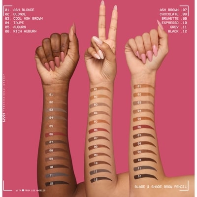 Blade & Shade, Dual Edged Brow Pencil 7