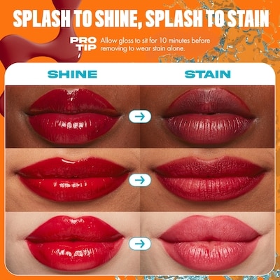 Lip IV Hydrating Gloss Stain, Up to 12H Hydration, Vegan Formula 6
