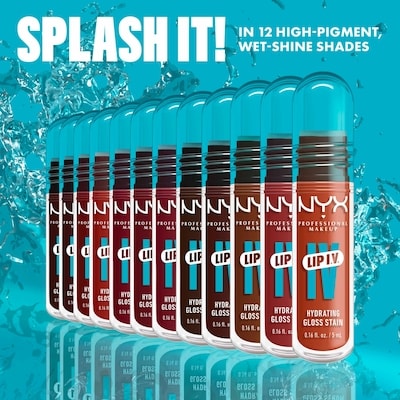 Lip IV Hydrating Gloss Stain, Up to 12H Hydration, Vegan Formula 2