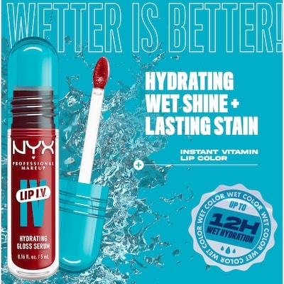 Lip IV Hydrating Gloss Stain, Up to 12H Hydration, Vegan Formula 4