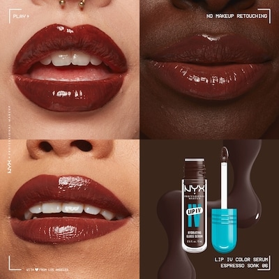 Lip IV Hydrating Gloss Stain, Up to 12H Hydration, Vegan Formula 2