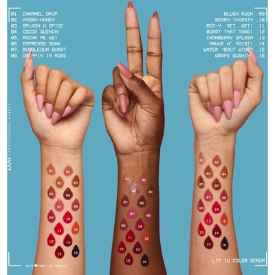 Lip IV Hydrating Gloss Stain, Up to 12H Hydration, Vegan Formula 7