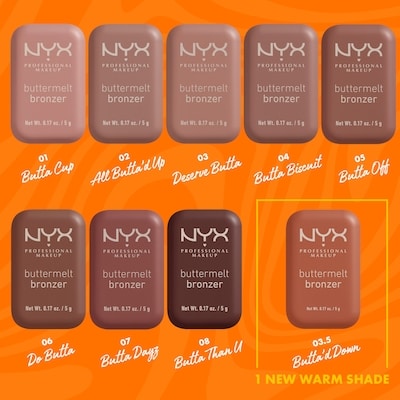Buttermelt Bronzer Creamy Powder, Up to 12H Wear, Infused with Shea Butter 7