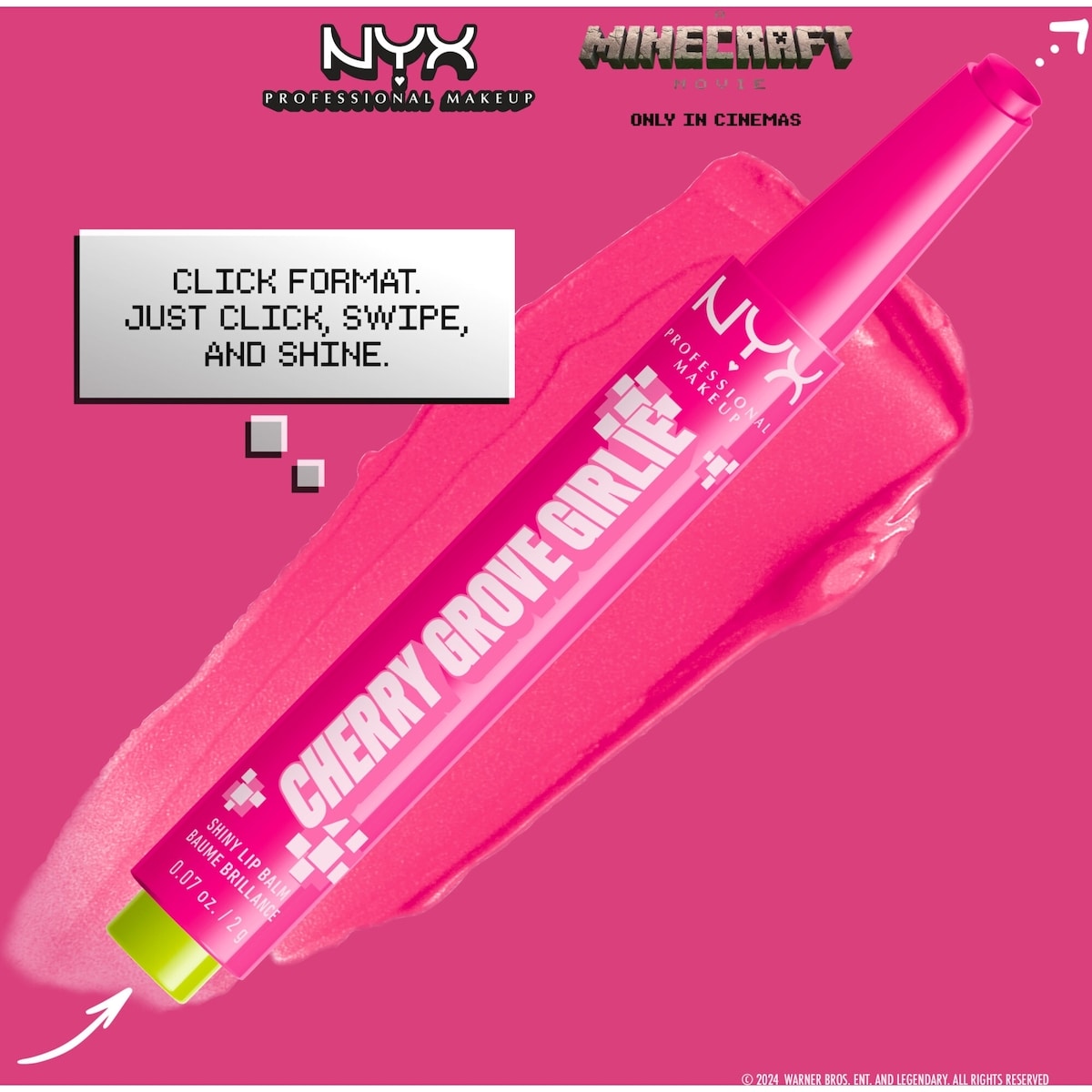 A MINECRAFT MOVIE Fat Oil Slick Click