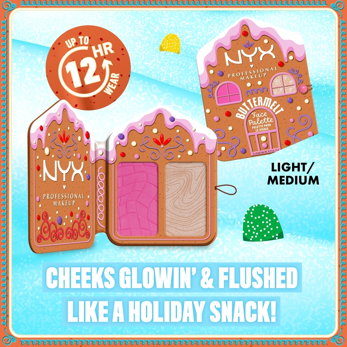 Buttermelt Face Palette Blush Highlighter Duo