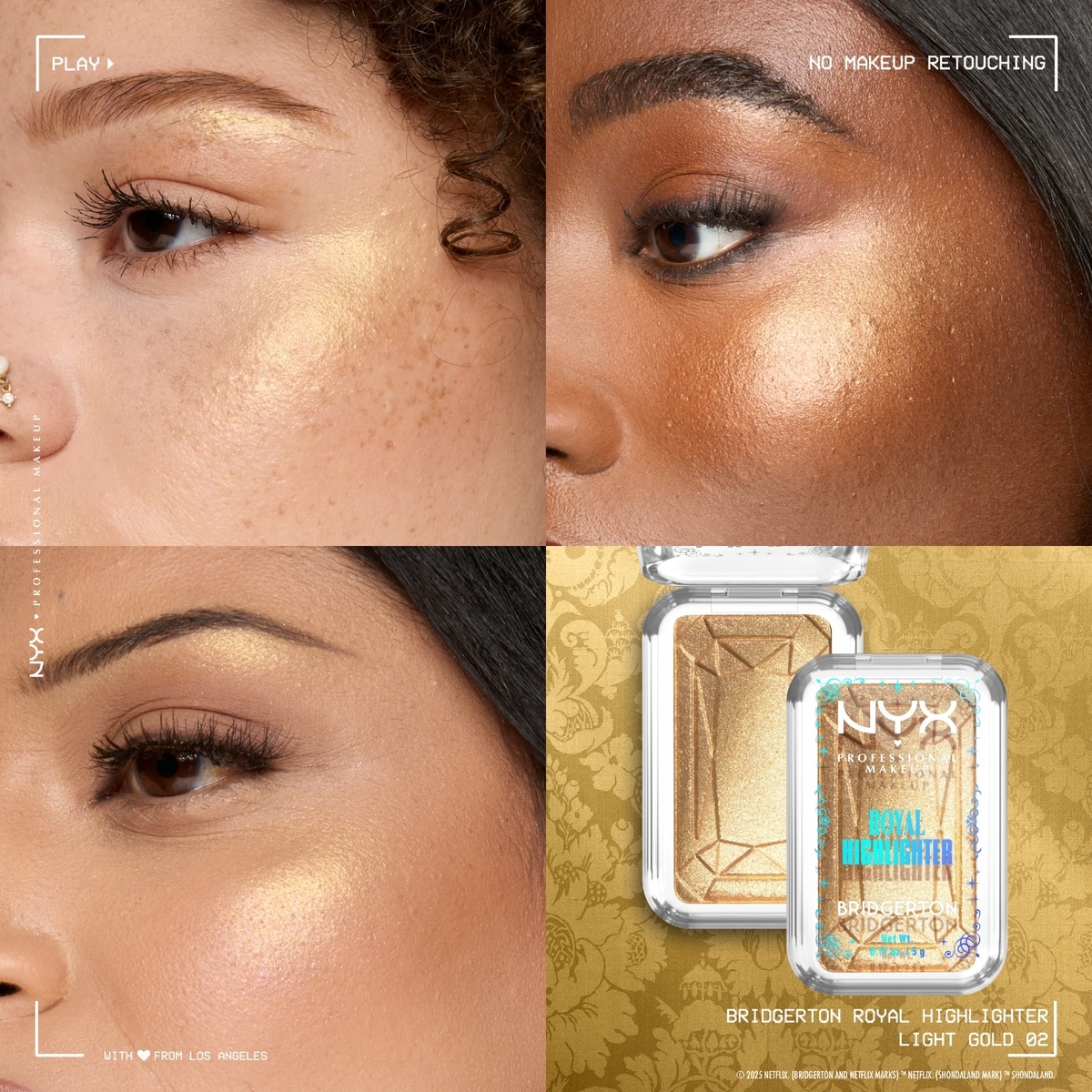 Bridgerton Royal Highlighter Light Gold