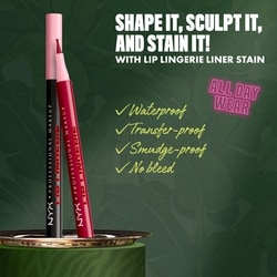 Lip Lingerie Lip Liner Stain, Longwear, Waterproof and Transfer Proof 1
