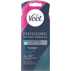 É Professional™ Bandelettes De Cire DéPilatoire Pour Peau Sensible - Visage, Bikini Et Aisselles Qté De 6/40(L'Emballage Peut Varier) 1