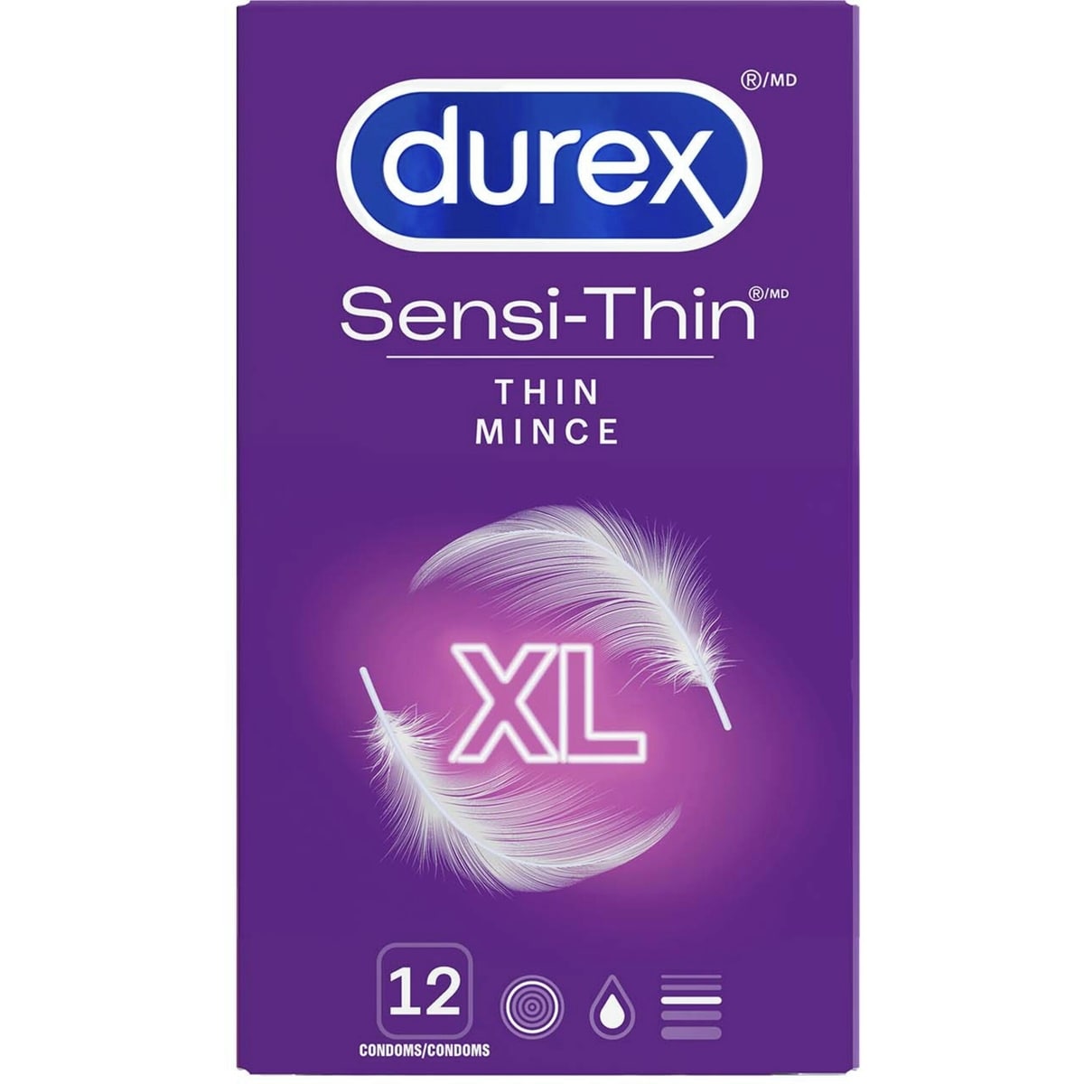 Durex Sensi-Thin® XL, Condoms 8 Count