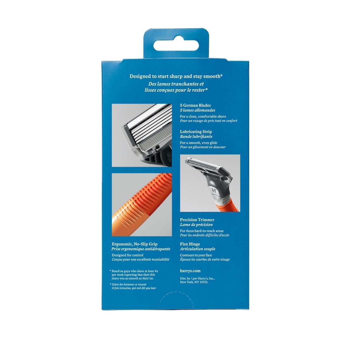 Pack a rasoir orange