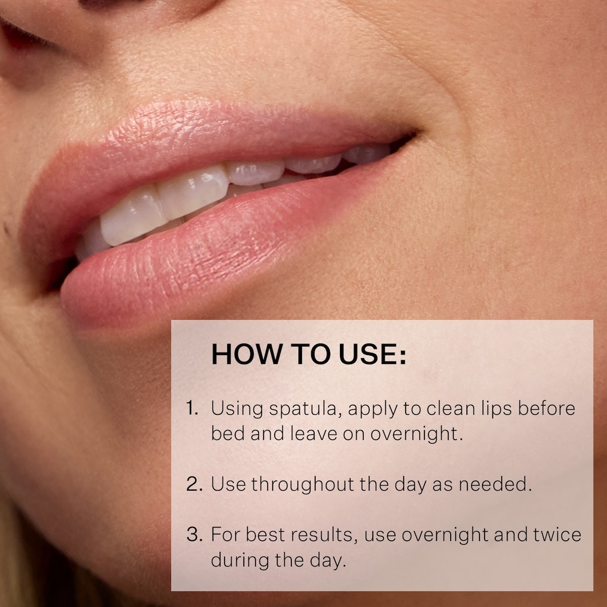 ACIDE HYALURONIQUE
OMEGA
Moisture Lip Mask Masque Hydratant pour les Lèvres