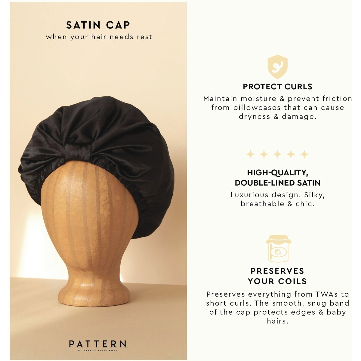 Bonnet en Satin
