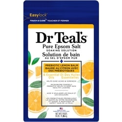 Pure Epsom Salt Soaking Solution, Prebiotic Lemon Balm & Essential Oils 1