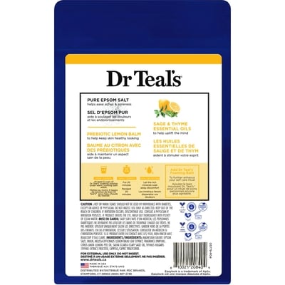Pure Epsom Salt Soaking Solution, Prebiotic Lemon Balm & Essential Oils 2