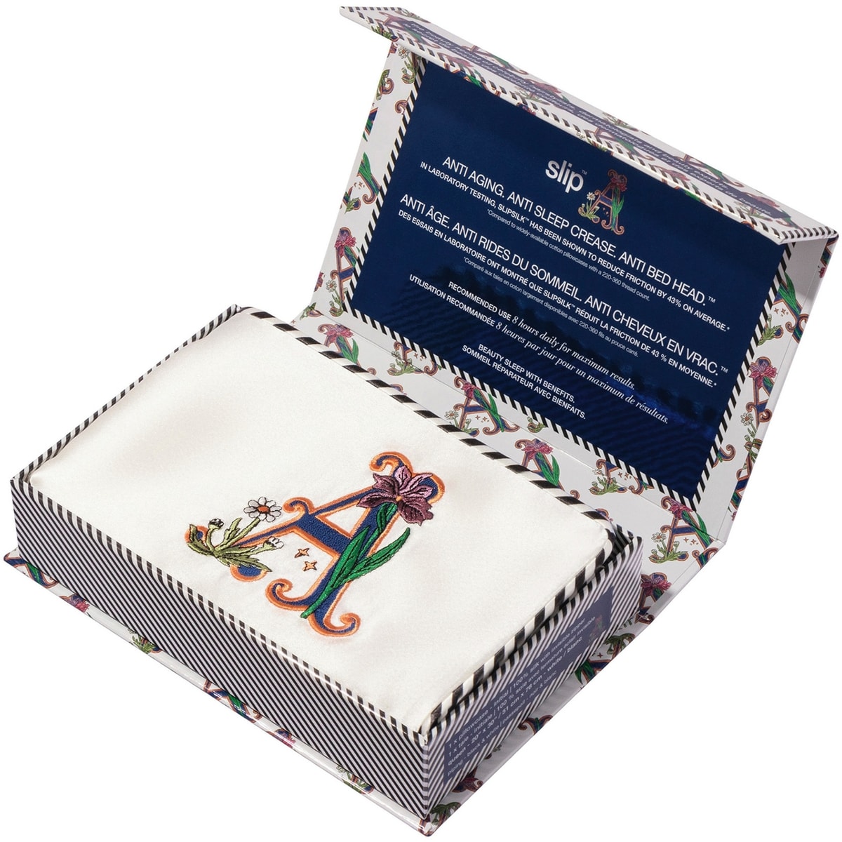 Pure Silk Initial Collection Queen Pillowcase