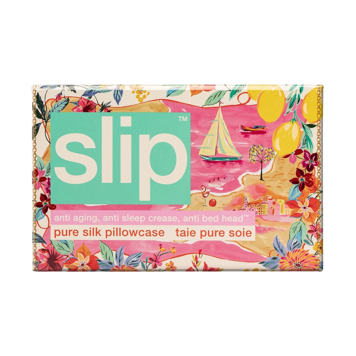 slip taie d'oreiller pure soie queen - beach club