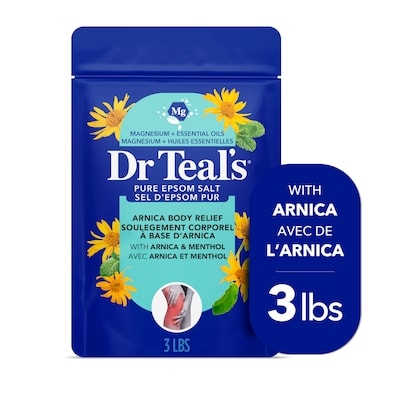 Epsom Salt Magnesium Soak, Arnica Body Relief with Menthol 2
