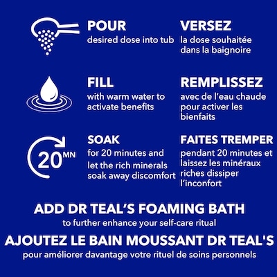 Epsom Salt Magnesium Soak, Arnica Body Relief with Menthol 3