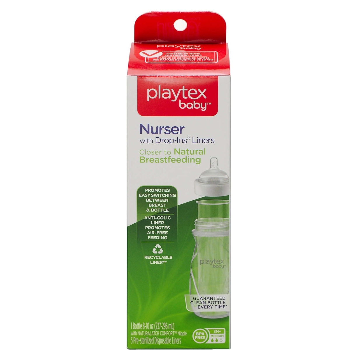 Baby Nurser Bottles with 5 Liners