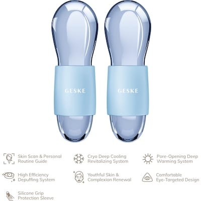 Cool & Warm Duo Eye Massagers (Aquamarine) 2