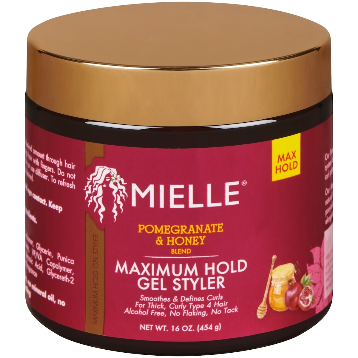 Mielle Pomegranate & Honey Maximum Hold Gel Styler 454 g