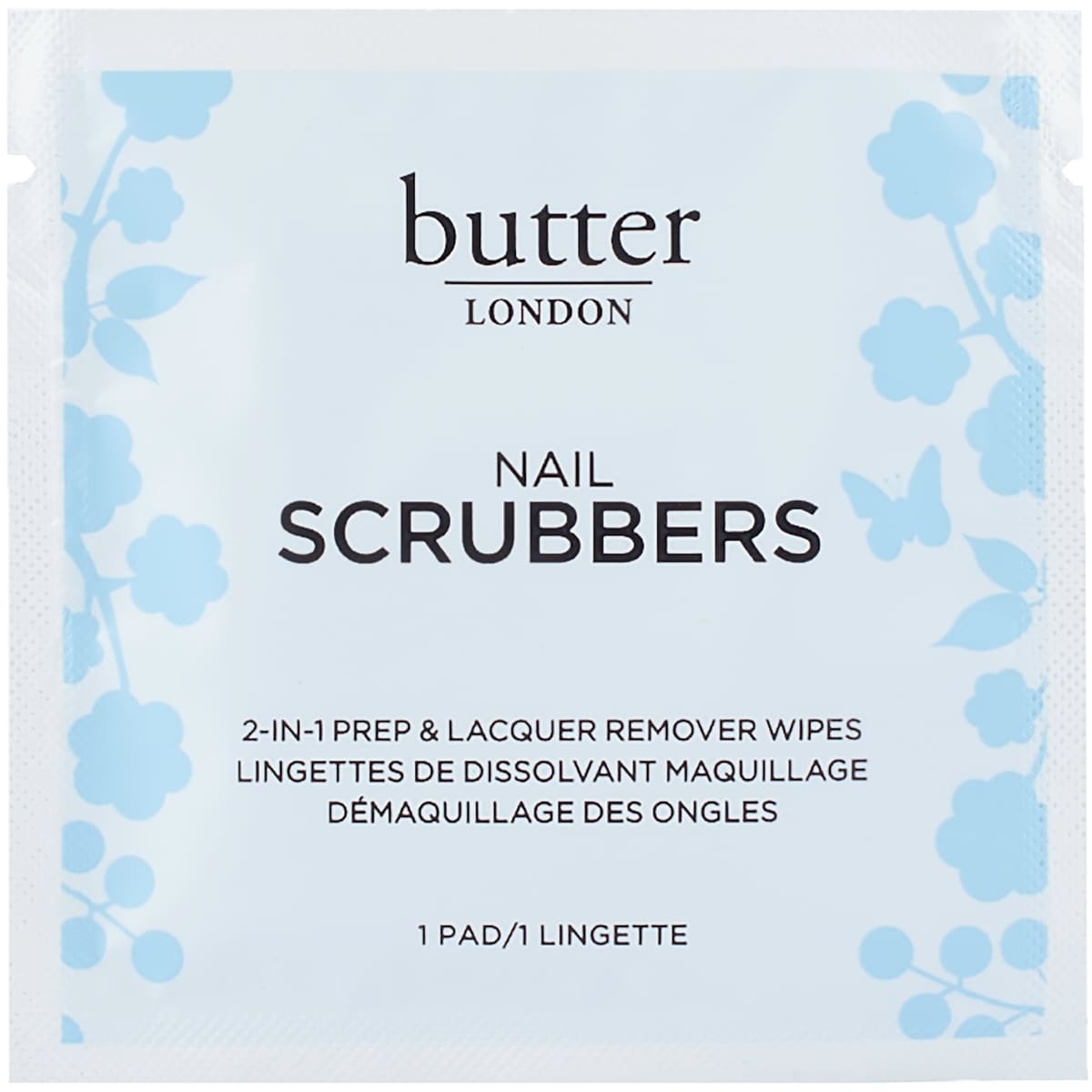 Nail Scrubbers 2-In-1 Prep & Removing Wipes