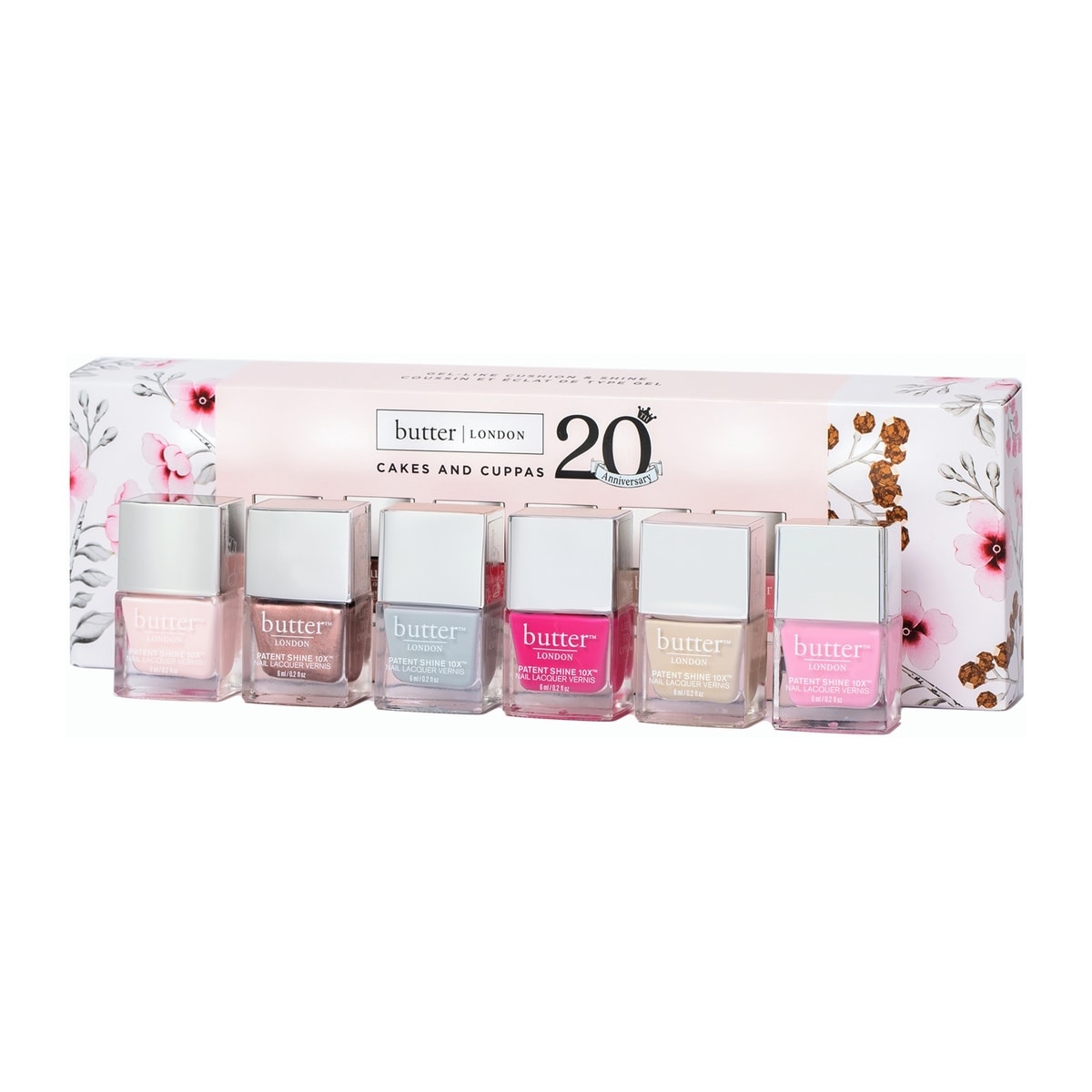 Cakes & Cuppas 6-Piece Nail Lacquer Set