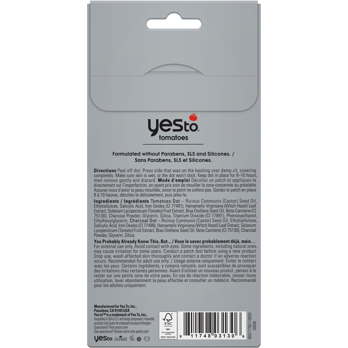 Tomatoes Zit Zapping Dots