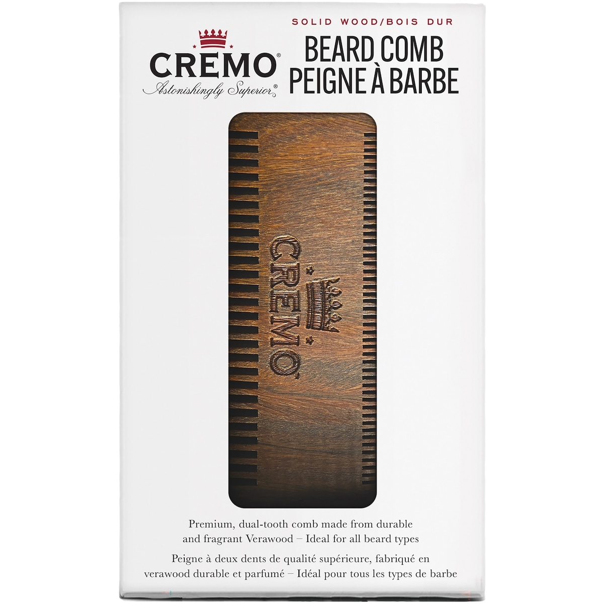 Cremo Cremo Dual-Sided Premium Beard Comb for Men 1 Count