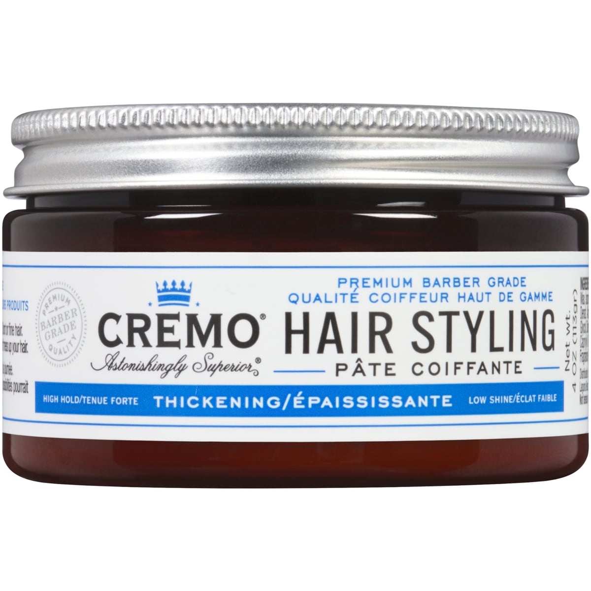 Pâte épaississante coiffante pour cheveux