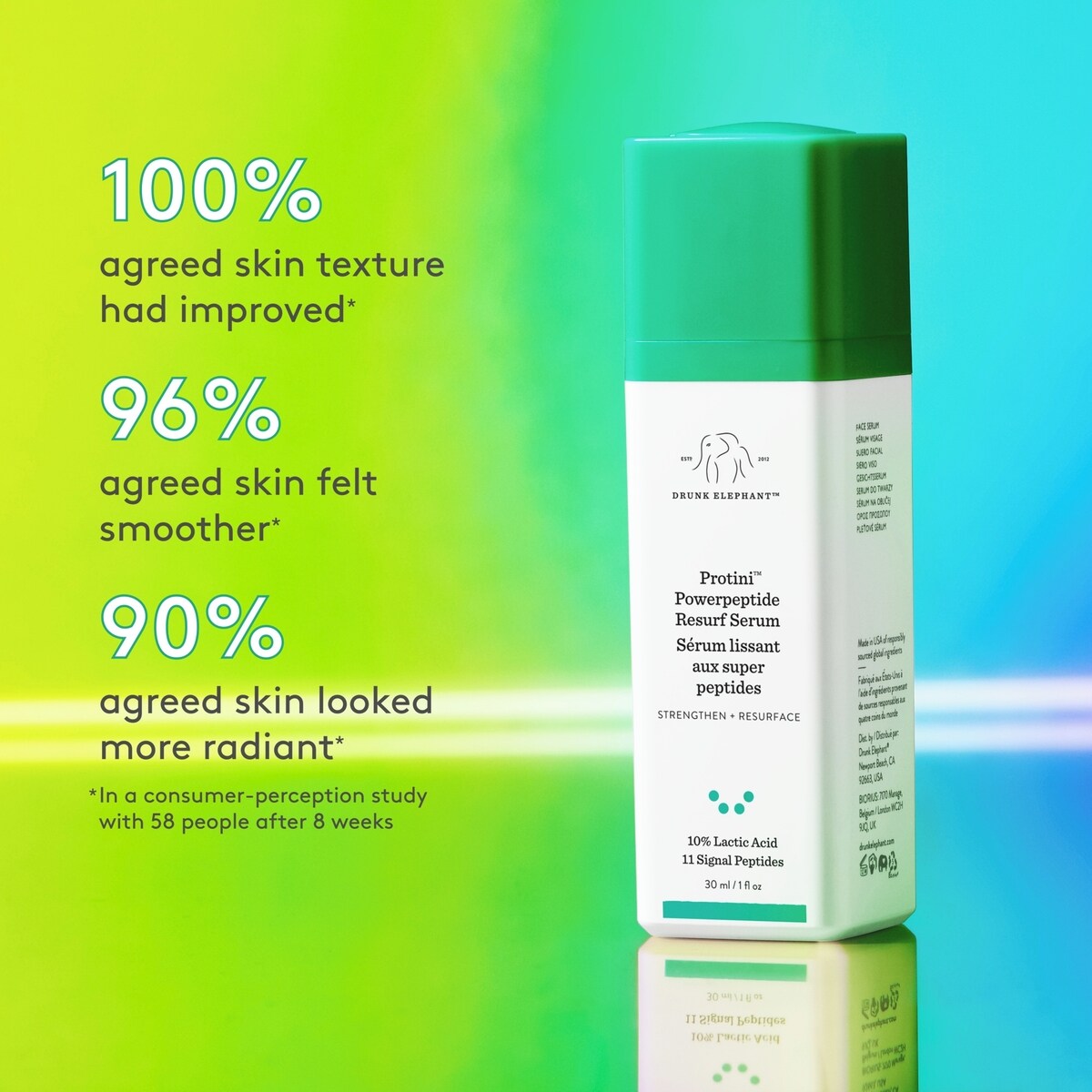 Sérum restructurant aux peptides puissants Protini™