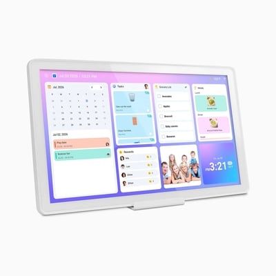 21.5" Smart Wi-Fi Digital Calendar & Photo Frame with Touchscreen IPS LCD Display 2