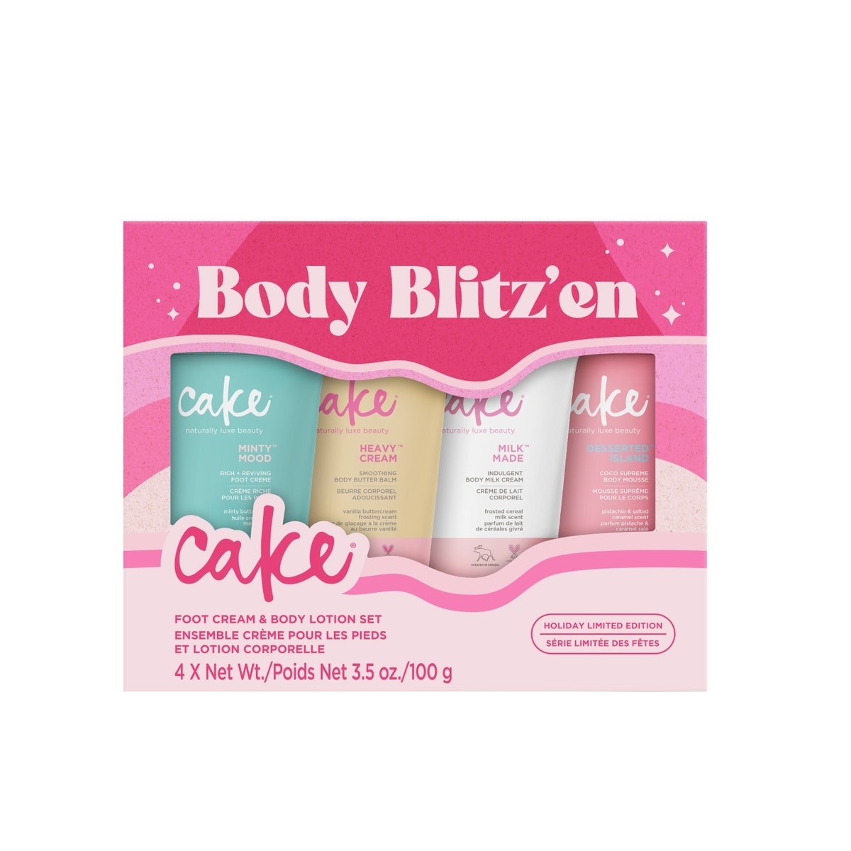 Body Blitz'en Body Lotion & Foot Cream Set