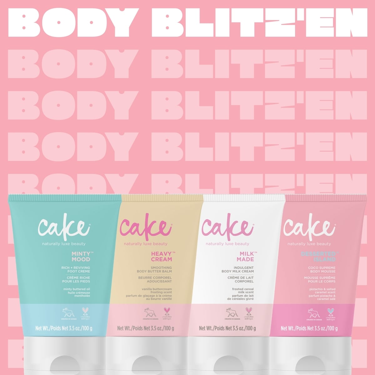 Body Blitz'en Body Lotion & Foot Cream Set