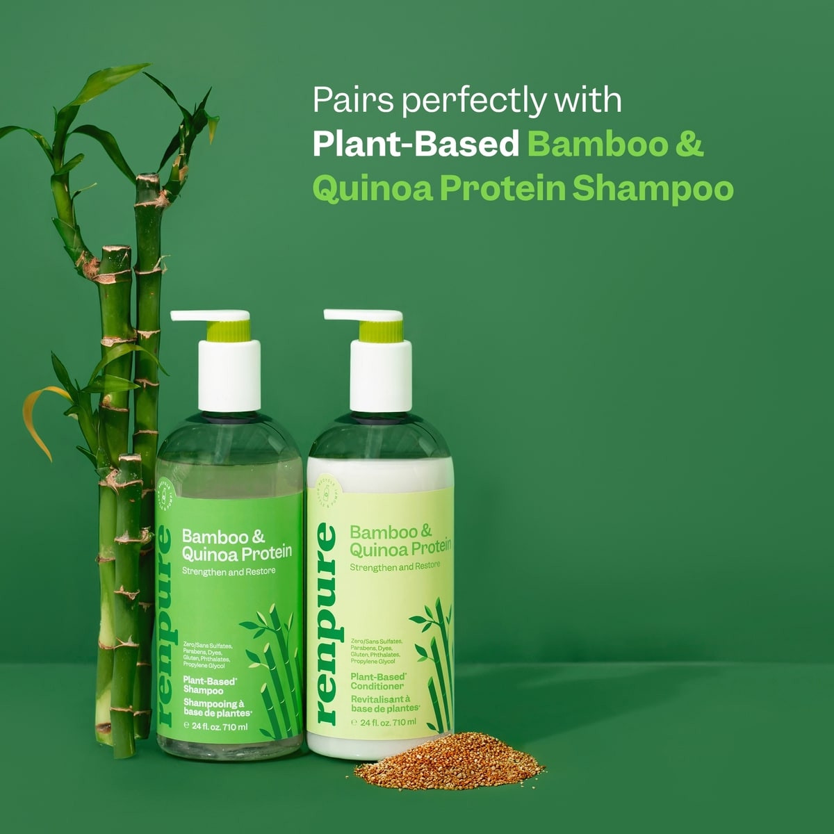 Renpure conditionneur bambou et quinoa