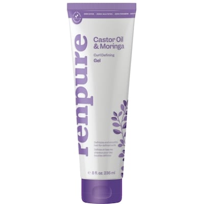 Castor Oil & Moringa Curl Gel - Curl Enhancing Gel - For Smooth, Defined & Frizz-Free Curls -With Castor Oil & Moringa Seed Oil - For Wavy to Curly Hair - 8 Fl Oz