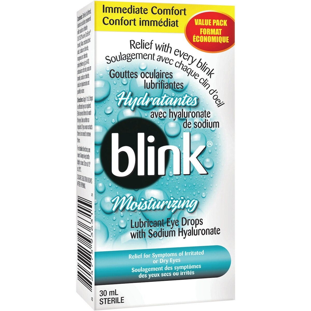 Blink Moisturizing Lubricant Eye Drops