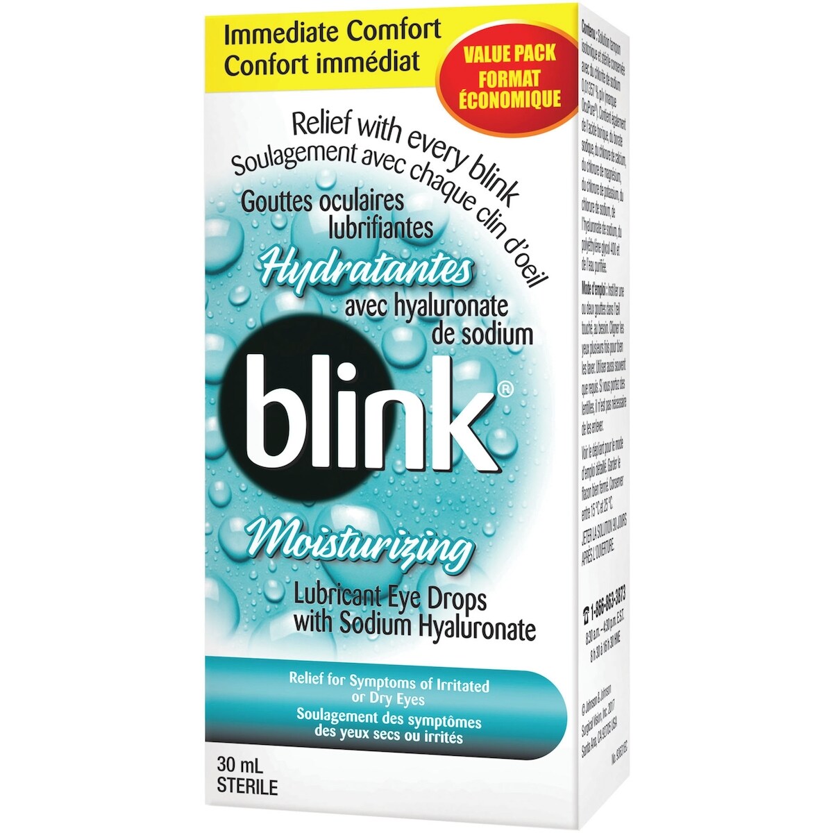 Blink Moisturizing Lubricant Eye Drops