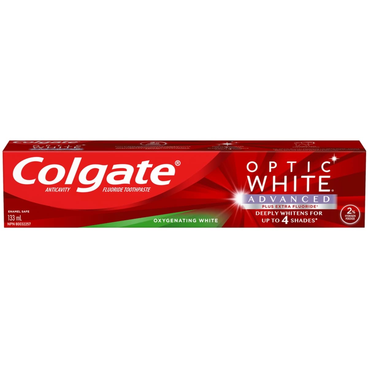 Dentifrice blanchissant Colgate Optic White Avancé Blanc oxygénant