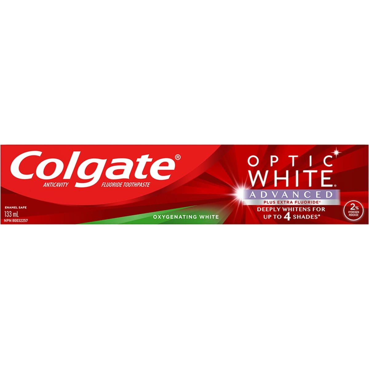 Dentifrice blanchissant Colgate Optic White Avancé Blanc oxygénant