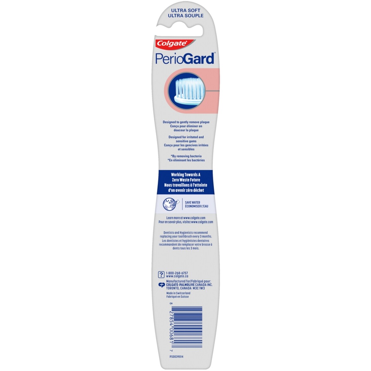 Brosse à dents ultra souple Colgate Periogard Protection des gencives