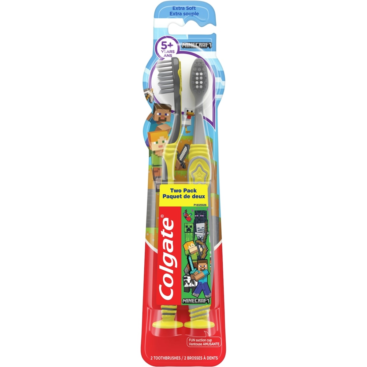 Colgate Kids Minecraft Toothbrush Pack 2 Count