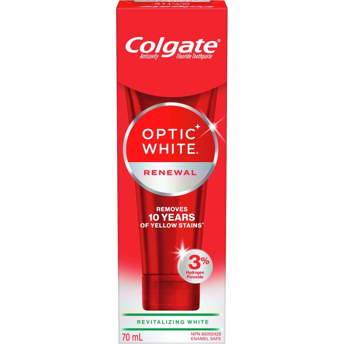 Colgate Optic White Renewal Dentifrice Blanchissant, 70 ml