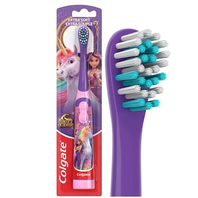 Unicorn Academy Kids Battery Powered Toothbrush, Extra Soft