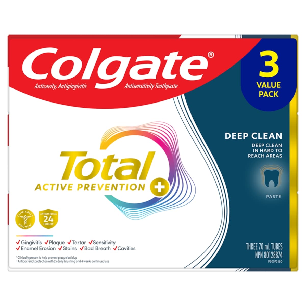 Total Active Prevention Plus Deep Clean Toothpaste