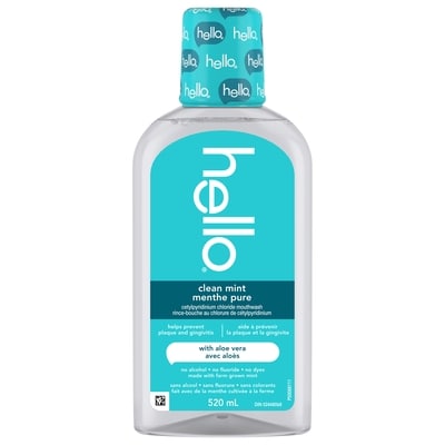 Clean Mint No Alcohol Bad Breath Mouthwash, Fluoride Free