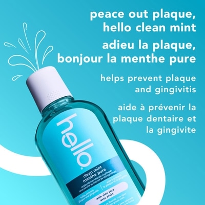 Clean Mint No Alcohol Bad Breath Mouthwash, Fluoride Free 2