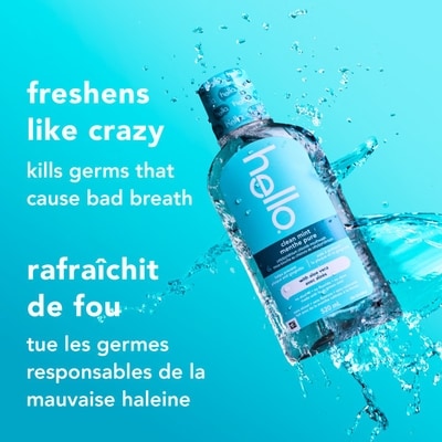 Clean Mint No Alcohol Bad Breath Mouthwash, Fluoride Free 4
