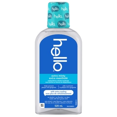 Extra Minty No Alcohol Bad Breath Mouthwash, No Fluoride