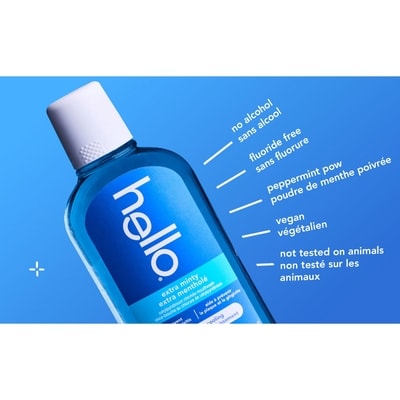 Extra Minty No Alcohol Bad Breath Mouthwash, No Fluoride 4